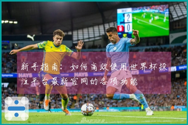 新手指南：如何高效使用世界杯投注平台最新官网的各项功能